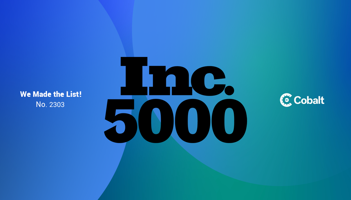 Cobalt Named to Inc. 5000 List - No. 2303